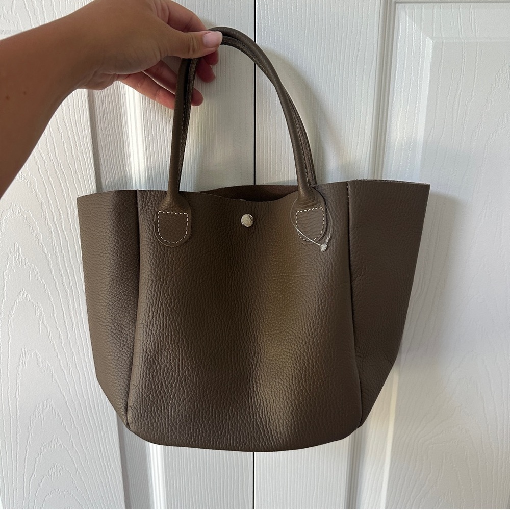 Brown Bag Cream Company Japanese Leather Bag